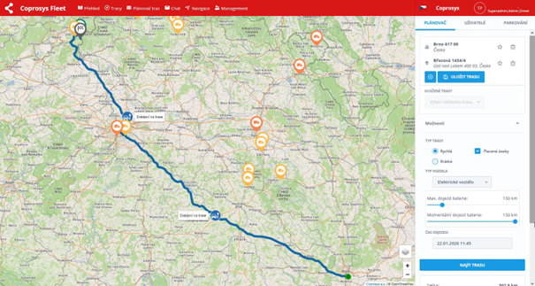 Coflow – optimalizace trasy s více zastávkami